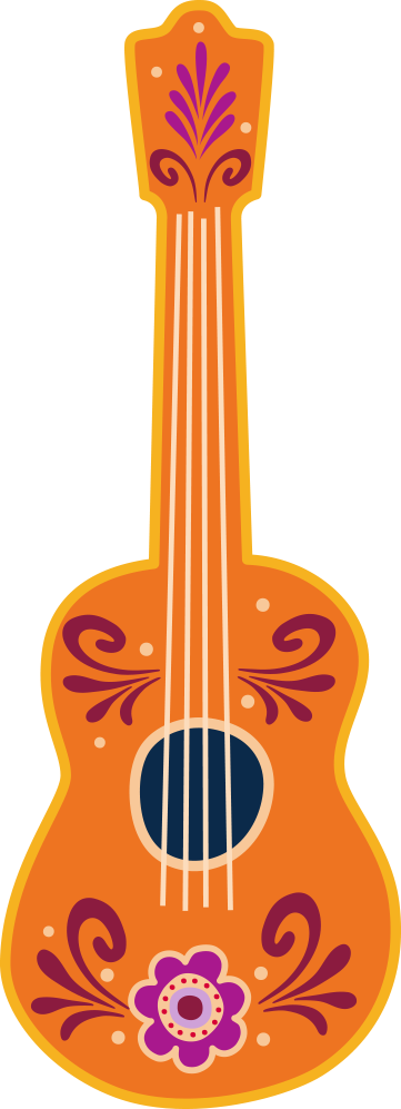 Elena Of Avalor Sticker Book - Elena Of Avalor Guitar (361x997), Png Download