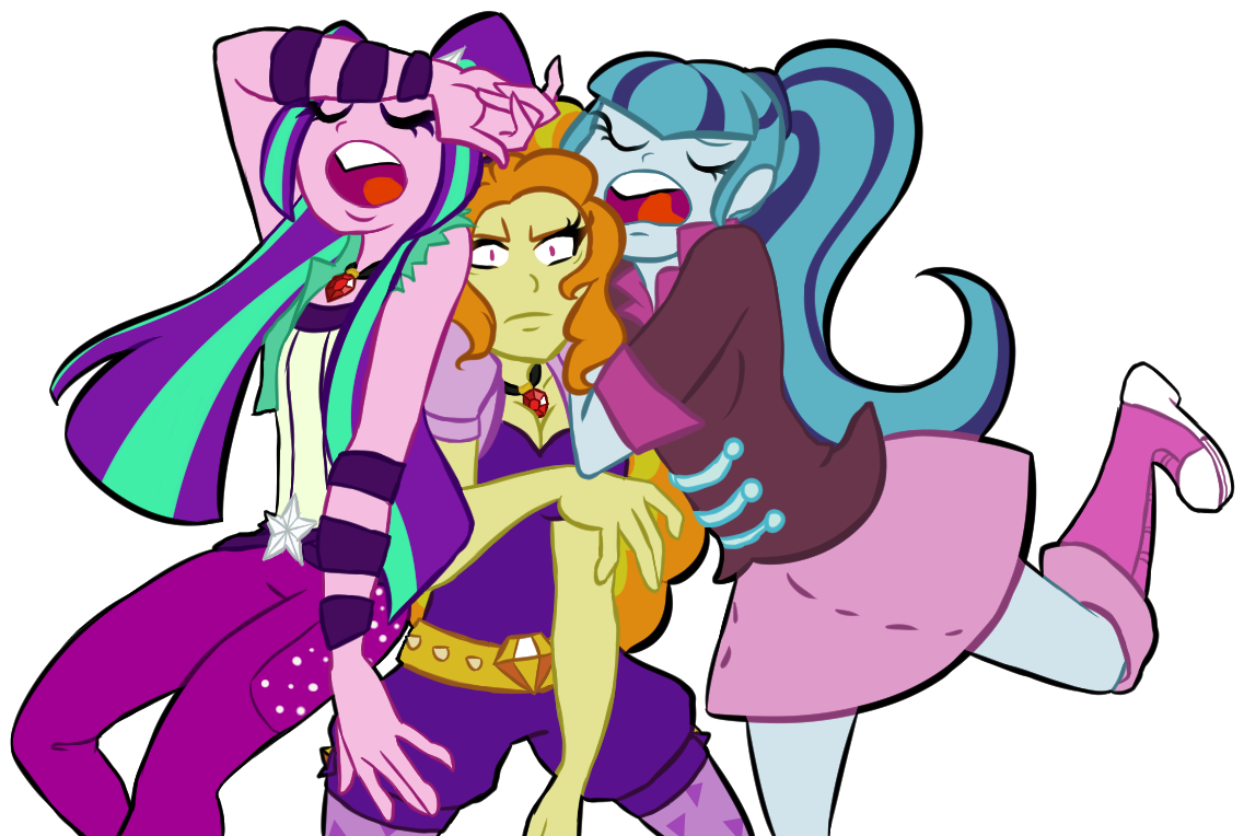 Adagio Dazzle, Aria Blaze, Artist - Equestria Girls The Dazzlings (1280x818), Png Download