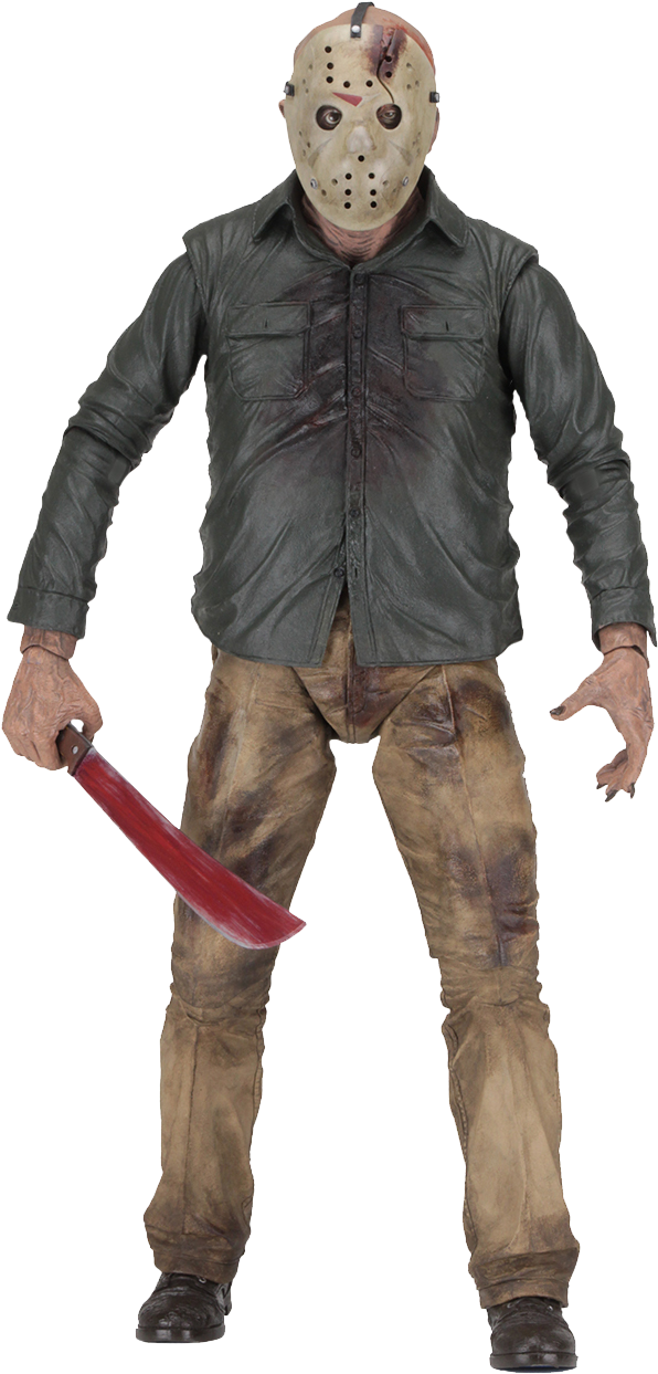 Friday The 13th - Jason Voorhees Figure Neca (654x1300), Png Download