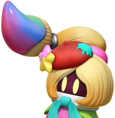 Vividria Status - Kirby Star Allies Vividia (379x379), Png Download