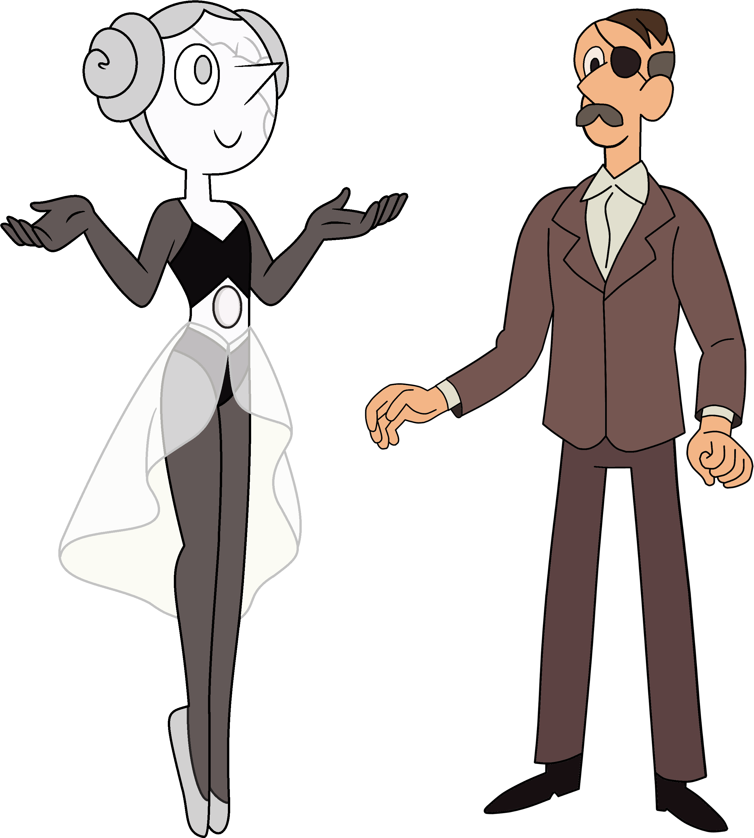 256 - Steven Universe White Pearl (2840x2916), Png Download