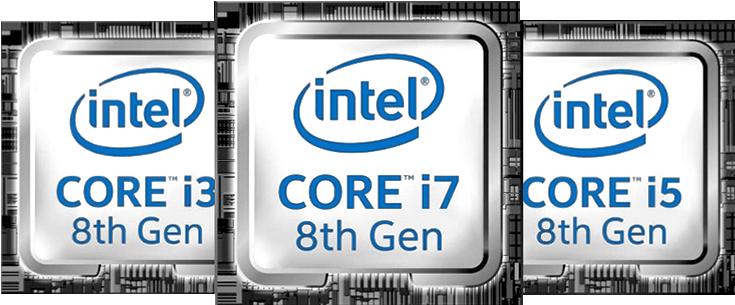 Intel 8th Generation Processor - Intel Coffee Lake Png (800x320), Png Download
