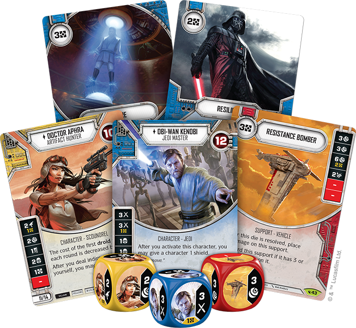 First On That List Is Indirect Damage, This Type Of - Star Wars Destiny Legacies (700x644), Png Download