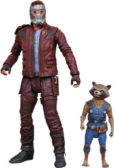 Guardians Of The Galaxy - Diamond Select Star Lord (600x600), Png Download