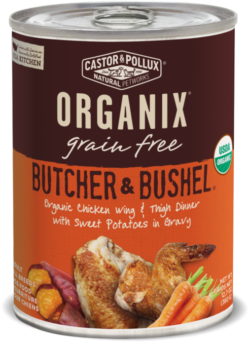 Castor And Pollux Organix Butcher And Bushel Organic - Castor & Pollux Organix Butcher & Bushel Logo (700x700), Png Download