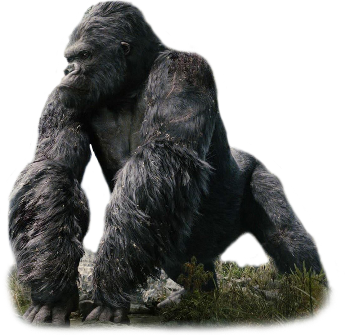 Kong-2 - Hulk Vs Kingkong (1112x1080), Png Download