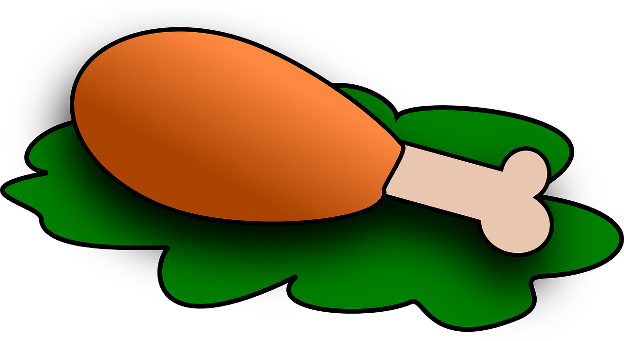 Chicken Wing Chicken Images Free Download Clip Art - Clip Art Chicken Food (640x350), Png Download