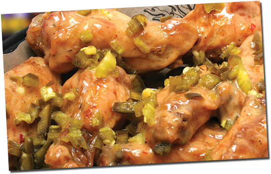 Pirate-wings - Dicks Wings (600x355), Png Download