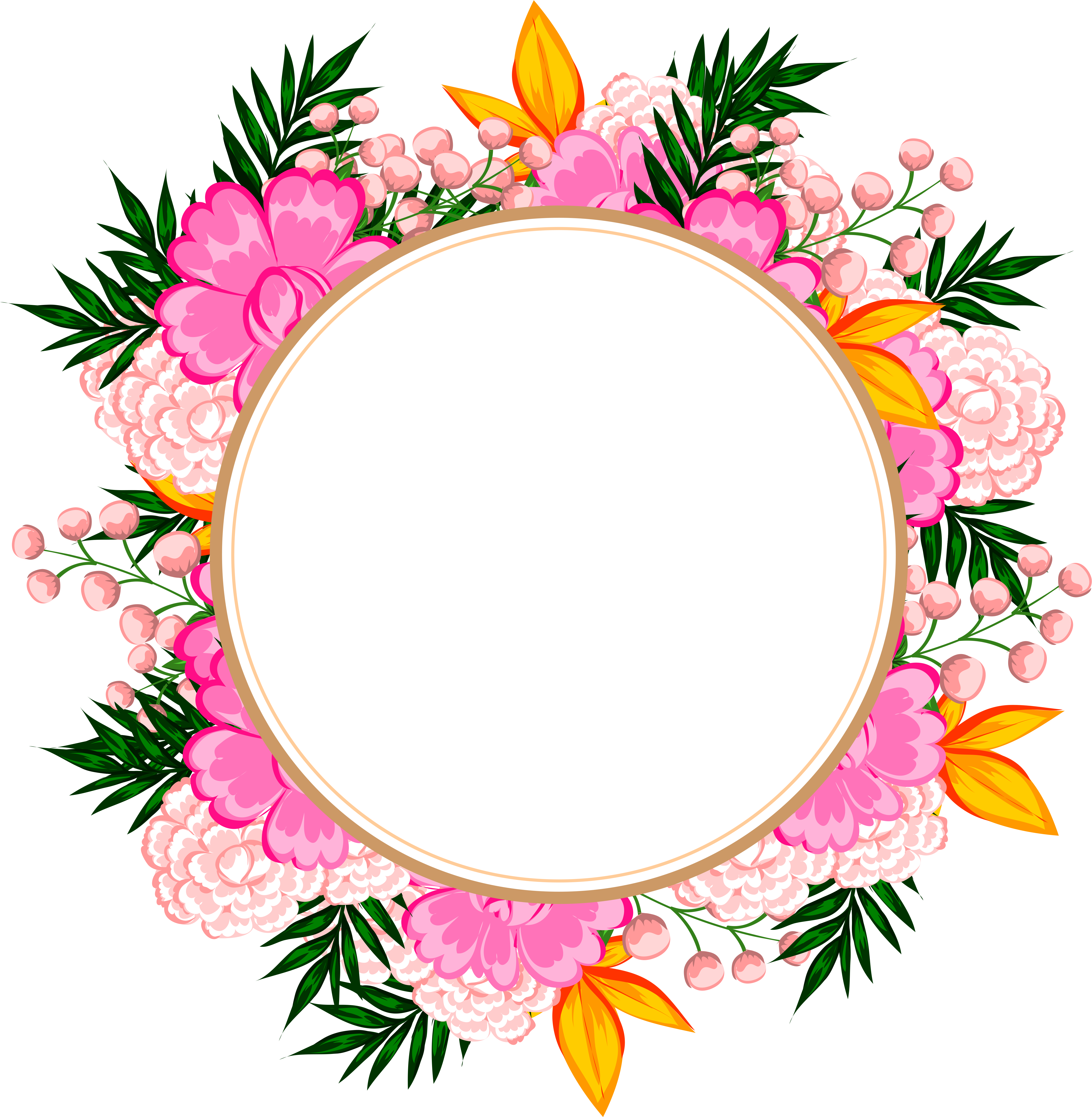 Paper Borders - Drawing (5000x5047), Png Download