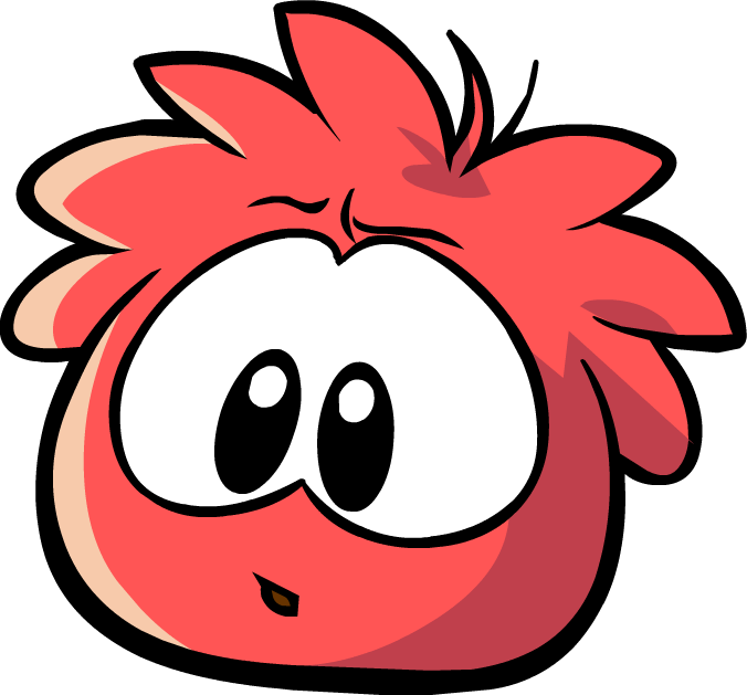 Download Red Puffle Confused - Confused Club Penguin PNG Image with No ...