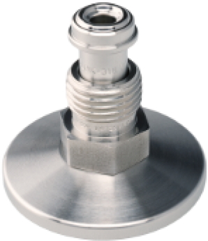 Adaptor Iso-kf / Vcr Female - Testbourne Ltd (456x422), Png Download