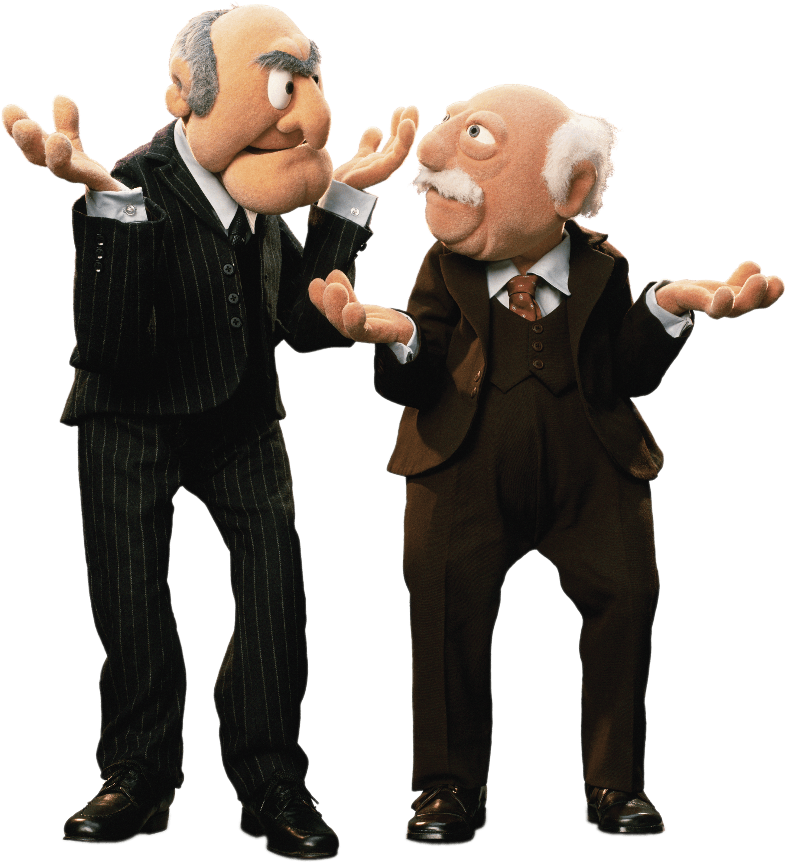 Download - Statler And Waldorf (2665x2922), Png Download