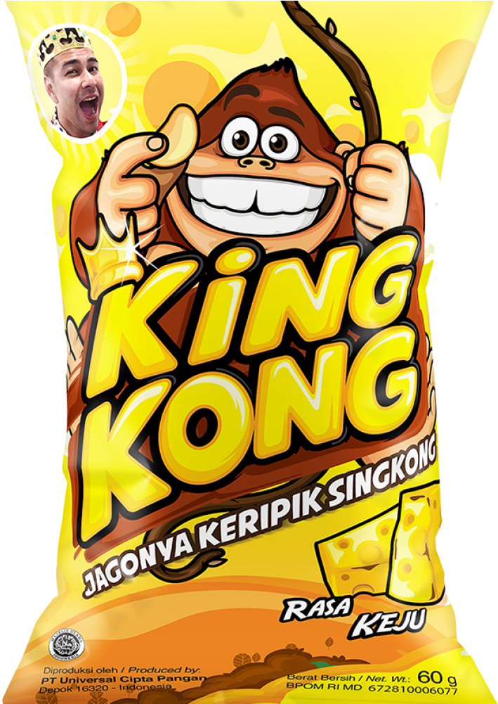 Download King Kong Cassava Chips Cheese Flavour é‡'å‰› è–¯ ç‰‡ Png Image With No Background Pngkey Com