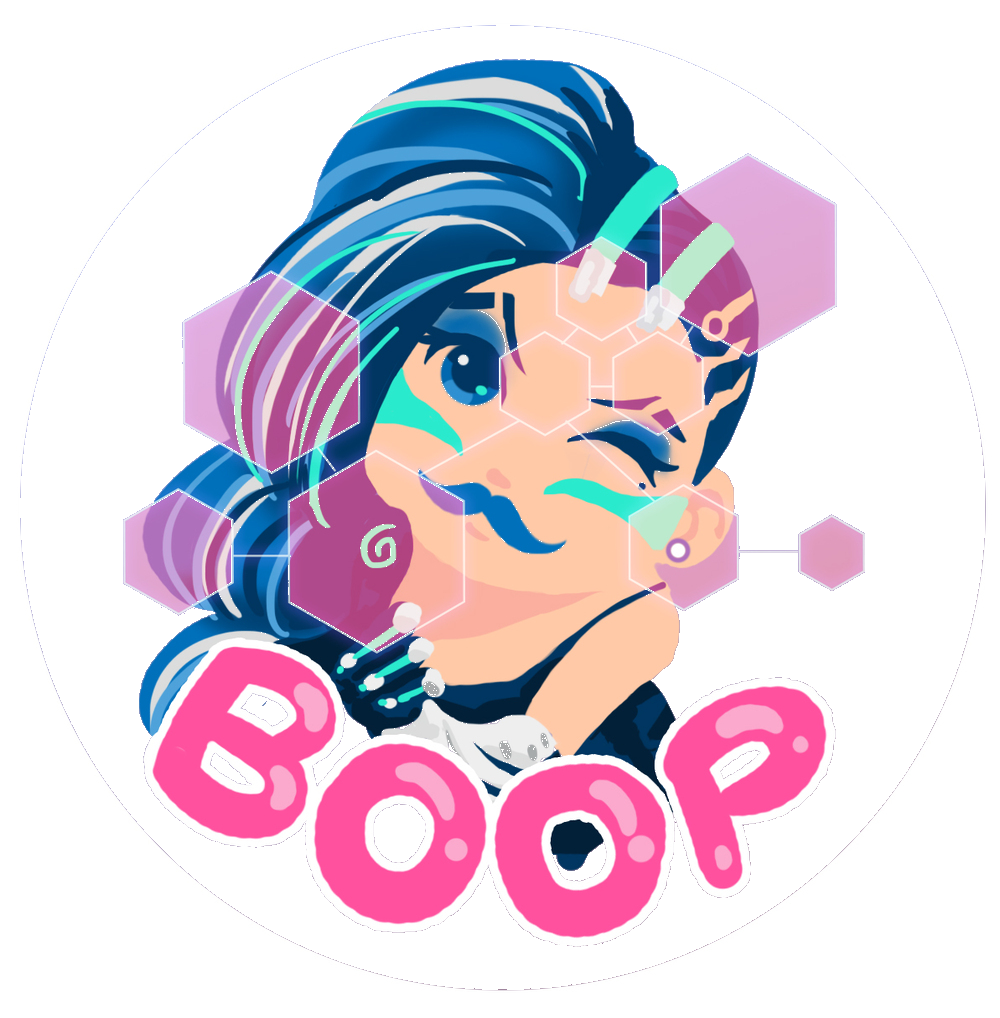 Boop Sombra Vinyl Sticker - Sombra Background (1000x1018), Png Download