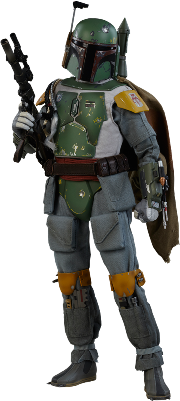 Boba Fett Sixth Scale Figure - Sideshow Collectibles Boba Fett Figure From Star Wars (480x1068), Png Download