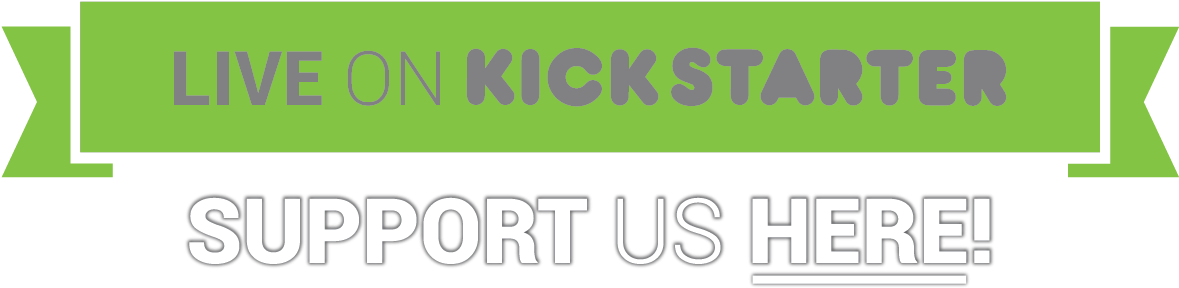 Live On Kickstarter - Support Us Kickstarter Logo Png (1219x320), Png Download