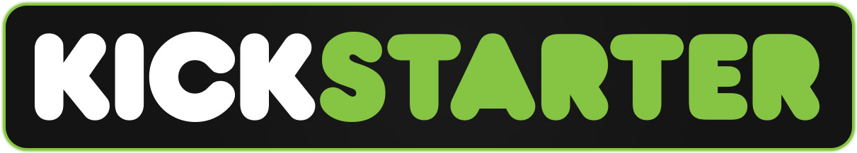 Kickstarter Logo Button - Funded With Kickstarter Badge (1300x304), Png Download