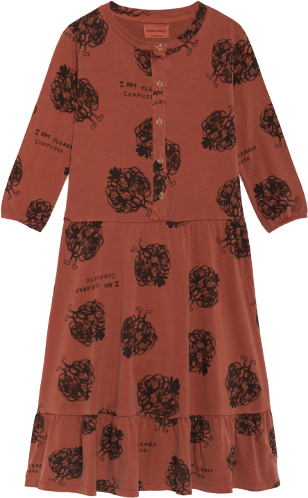 Bobo Choses Butons Dress Clearly Confused - Bobo Choses Confused Dress (960x720), Png Download