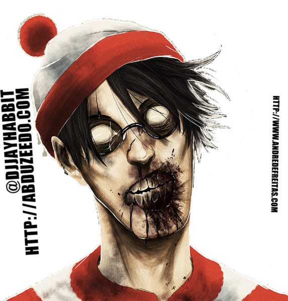 Evil Waldo - Custom Mtg Token Art (573x600), Png Download