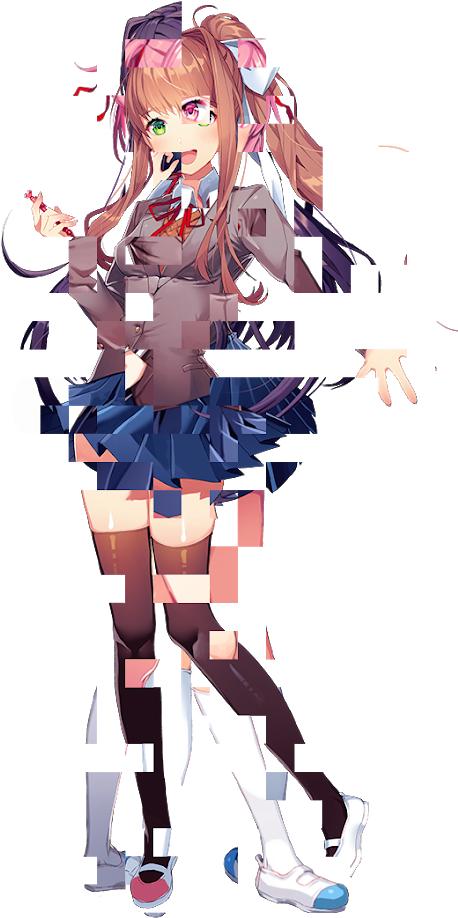 Photo - Doki Doki Literature Club Png (530x942), Png Download