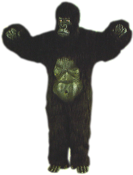 King Kong Png Image - Mountain Gorilla (438x600), Png Download