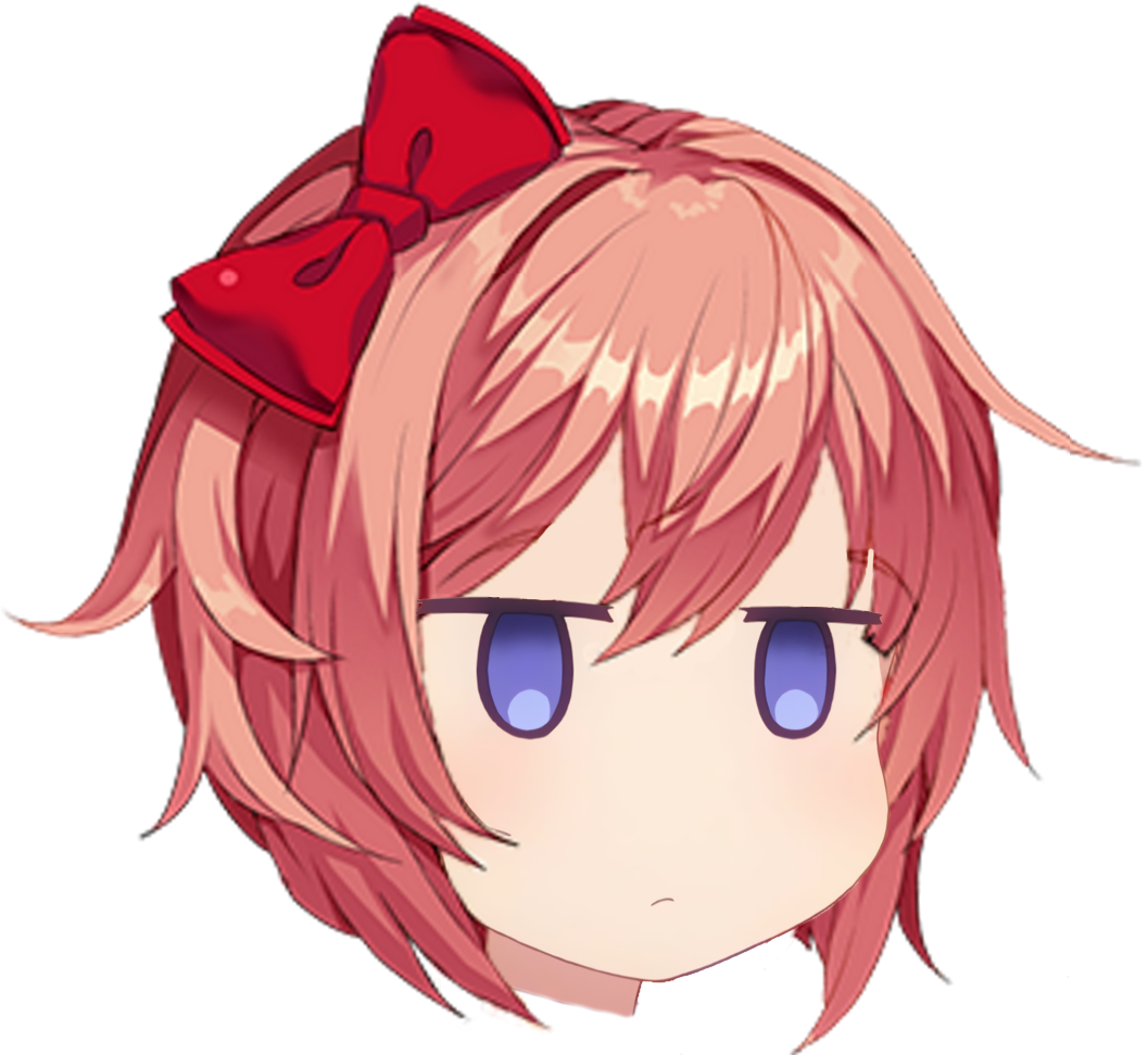 View Samegoogleiqdbsaucenao Mfw , - Doki Doki Literature Club Sayori Face (1057x972), Png Download