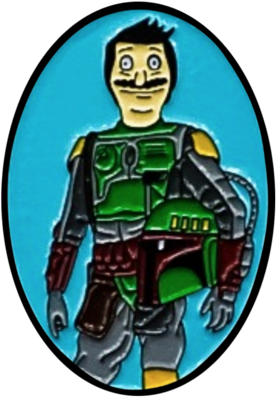 Boba Fett Pin - Boba Fett (592x600), Png Download