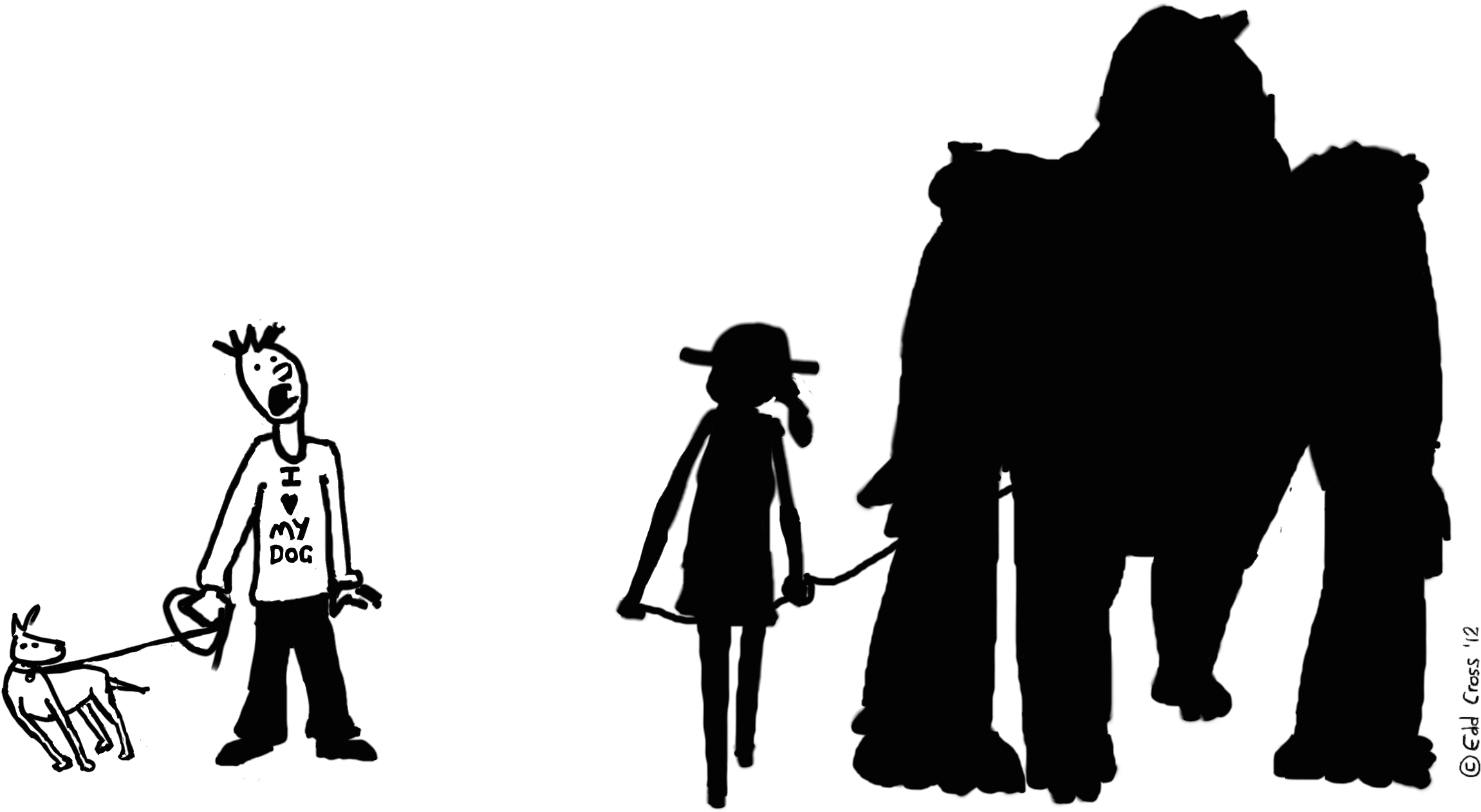 King Kong Illustration Produced For Writer For Animals - Illustration (2480x1748), Png Download