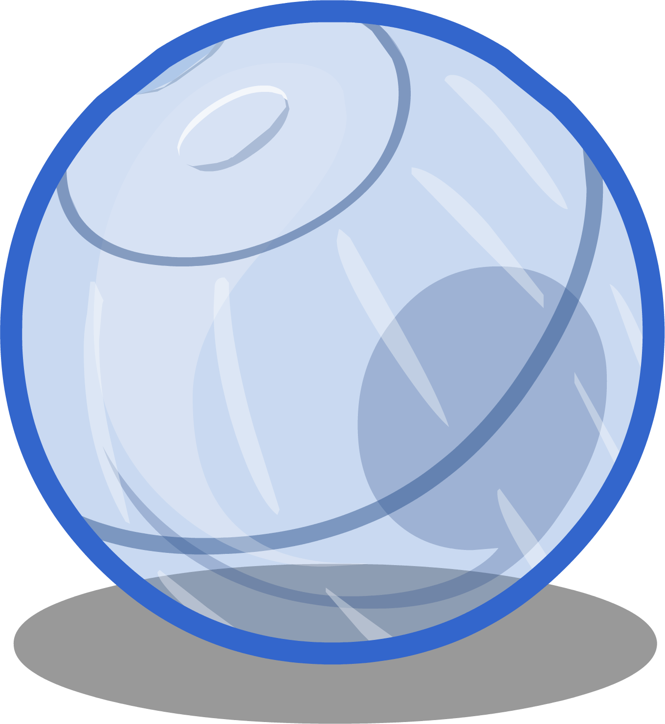 Puffle Ball Clothing Icon Id 604 - Club Penguin Wikia Puffle Furniture (1360x1481), Png Download
