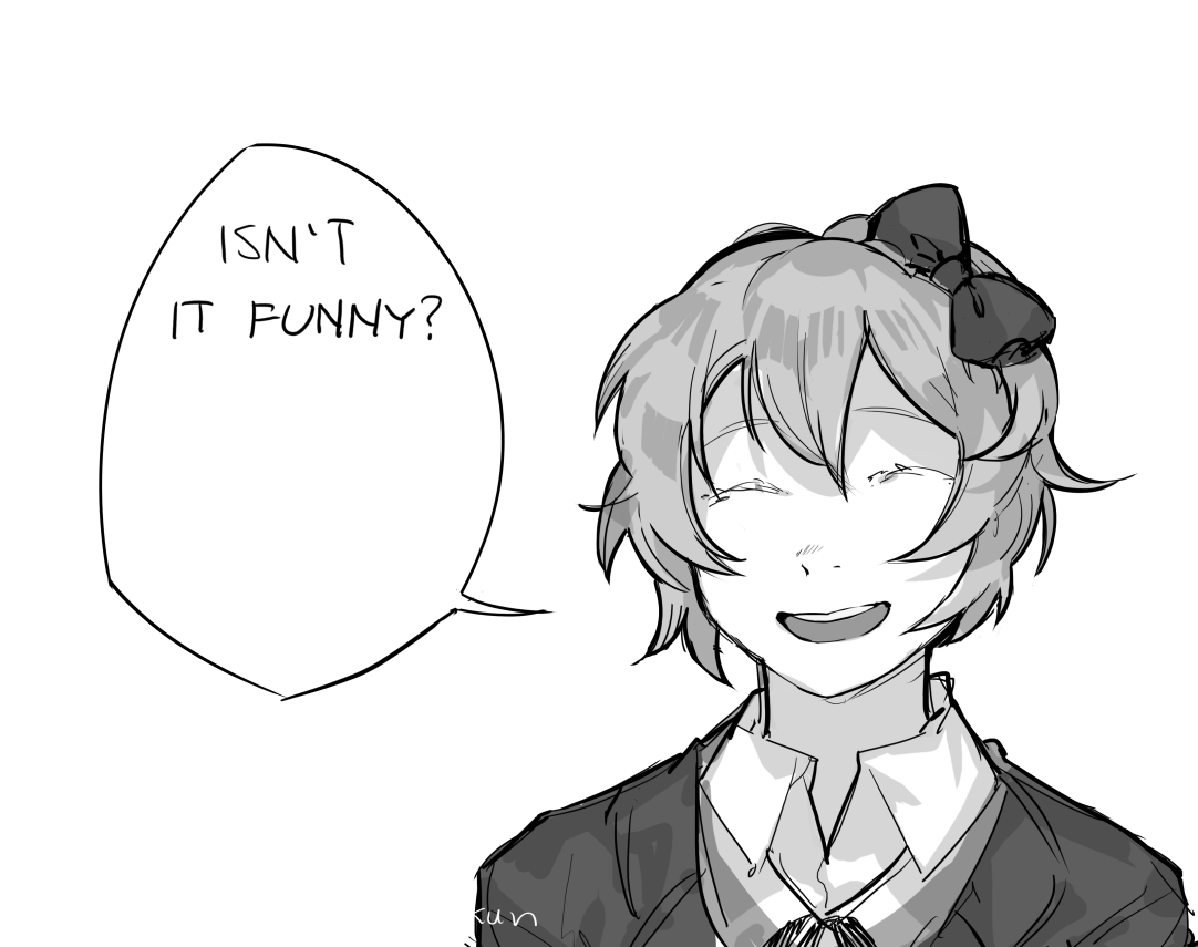 Resized To 78% Of Original - Sayori No Background (1082x855), Png Download