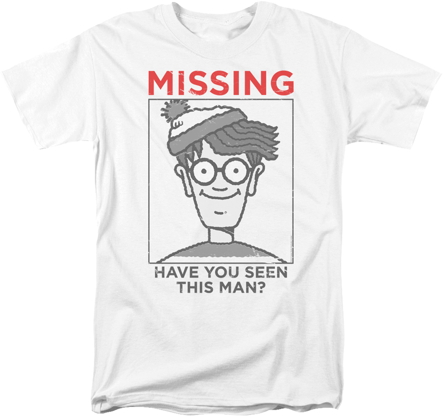 Missing Where's Waldo T-shirt - Shirt The Big Bang Theory (900x842), Png Download
