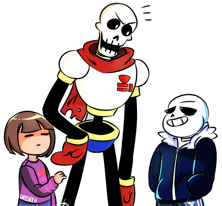 Svg Transparent Library Frisk And By Rensaven On Deviantart - Papyrus Sans And Frisk (894x894), Png Download