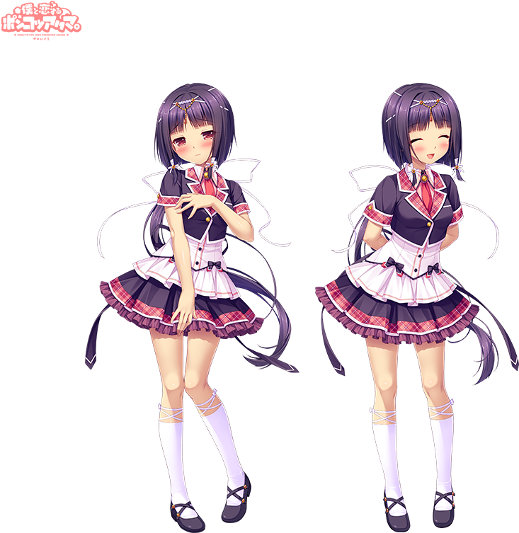 Sayori Boku To Koisuru Ponkotsu Akuma Character Design - Cartoon (900x800), Png Download