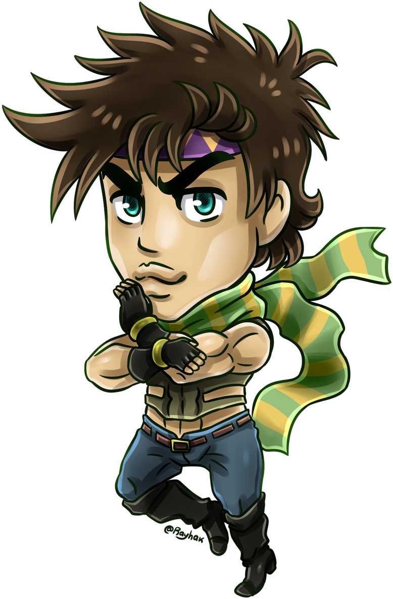 Rayhak ~art~ On Twitter - Chibi Jojo Png (800x1200), Png Download