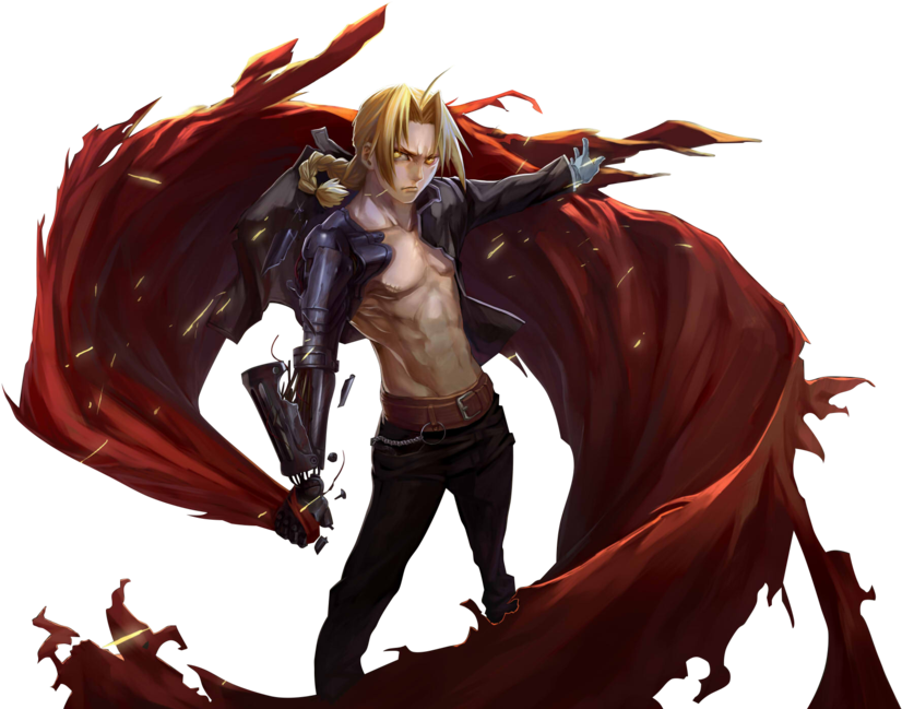 "i Will Teach You Not To Call Me A Kid Anymore " "i - Edward Elric Render (852x652), Png Download