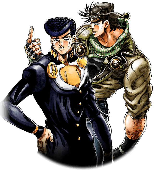 Unit Josuke Higashikata And Joseph Joestar - Joseph Joestar Josuke Higashikata (720x800), Png Download