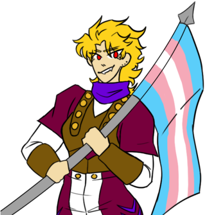 Happy Trans Day Of Visibility - Cartoon (500x469), Png Download