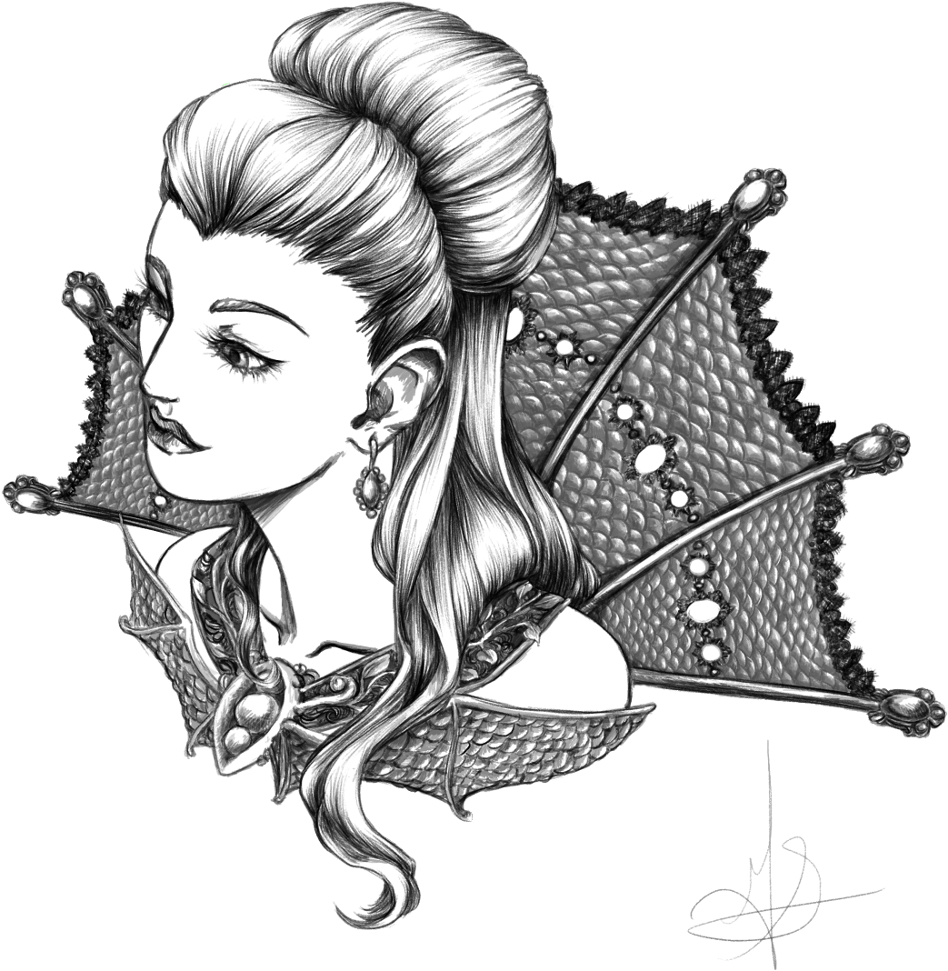 “ Shade With Just The Ballpoint Pen Brush I Said It - Watercolor Painting (1280x1280), Png Download