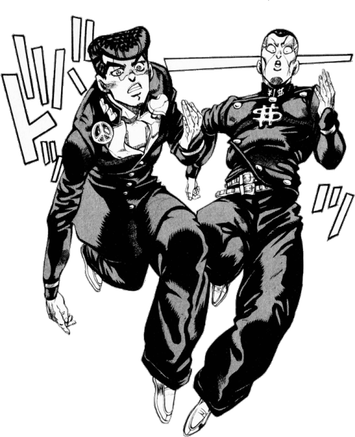 “josuke Higashikata - Tell Him To Go Eat Johnny (500x615), Png Download