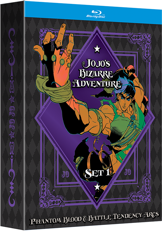 Jojo's Bizarre Adventure, Set 1 - Jojo's Bizarre Adventure Blu Ray (600x808), Png Download