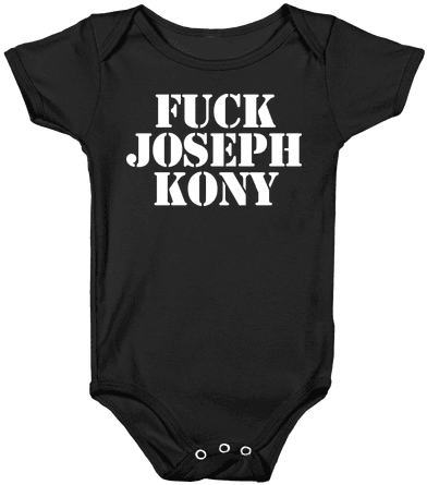 F*** Joseph Kony Baby Onesy - Baby Gaming (484x484), Png Download