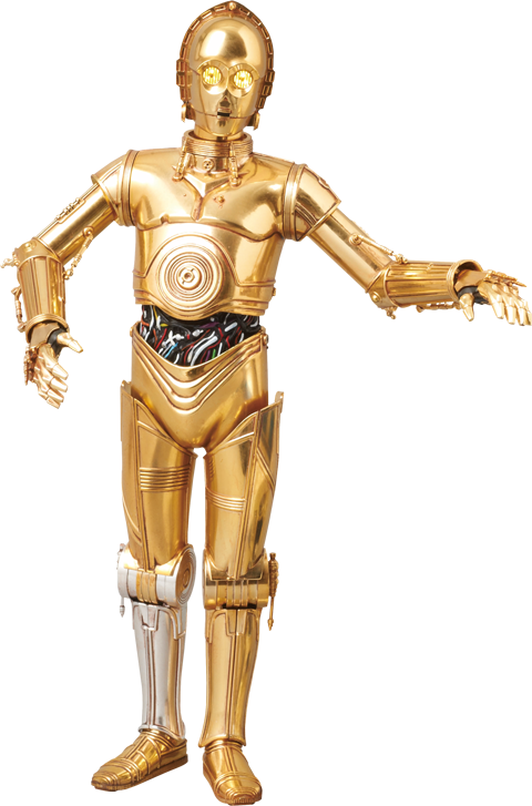 C-3po Collectible Figure - C3po Star Wars Iv (480x727), Png Download