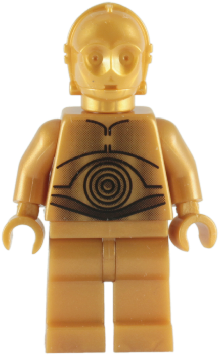 Lego C-3po Minifigure - Lego Star Wars: C-3po Minifigure (700x700), Png Download