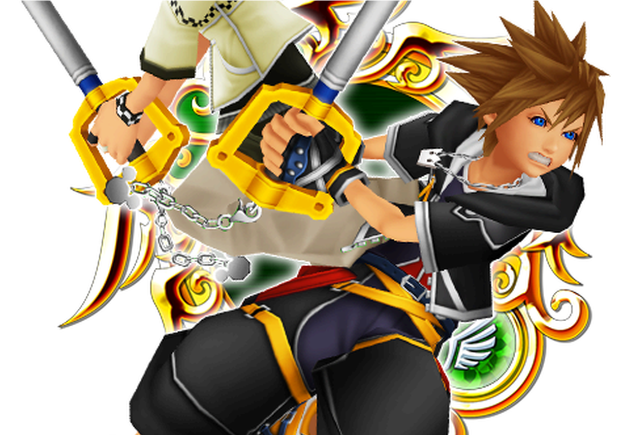 Sora & Roxas Kingdom Hearts Unchained Wiki - Kingdom Hearts Union Χ[cross] (1368x855), Png Download