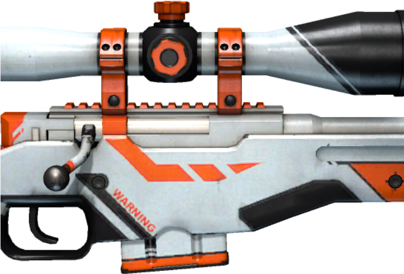 Click Awp - Cs Go Awp Asiimov Png (800x1600), Png Download