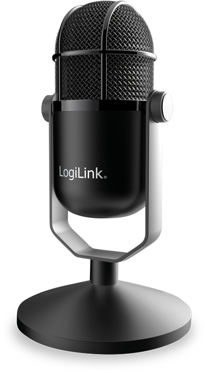 Product Image (png) - Logilink Hs0048 Schwarz Studio-mikrofon Verkabelt (800x800), Png Download