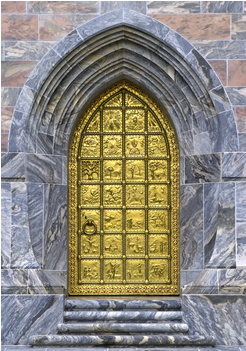Bok Tower Door - Bok Tower Gardens (450x350), Png Download