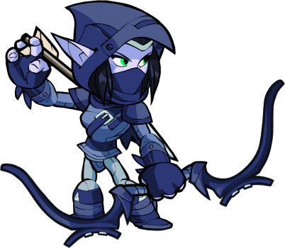 Svg Transparent Foxglove Drawing Nightshade - Brawlhalla Ember Skin (402x350), Png Download