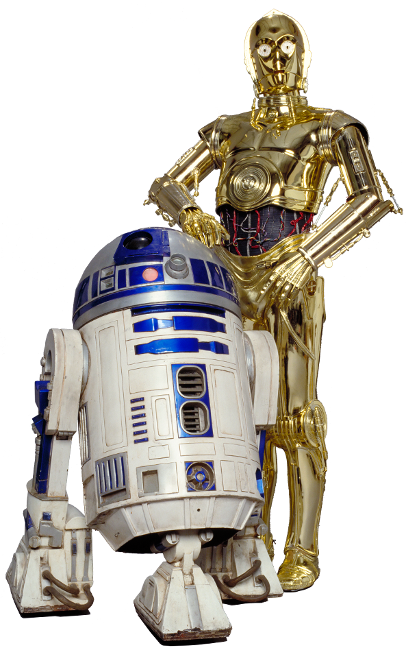 C3po & R2d2 - Star Wars R2 (593x948), Png Download