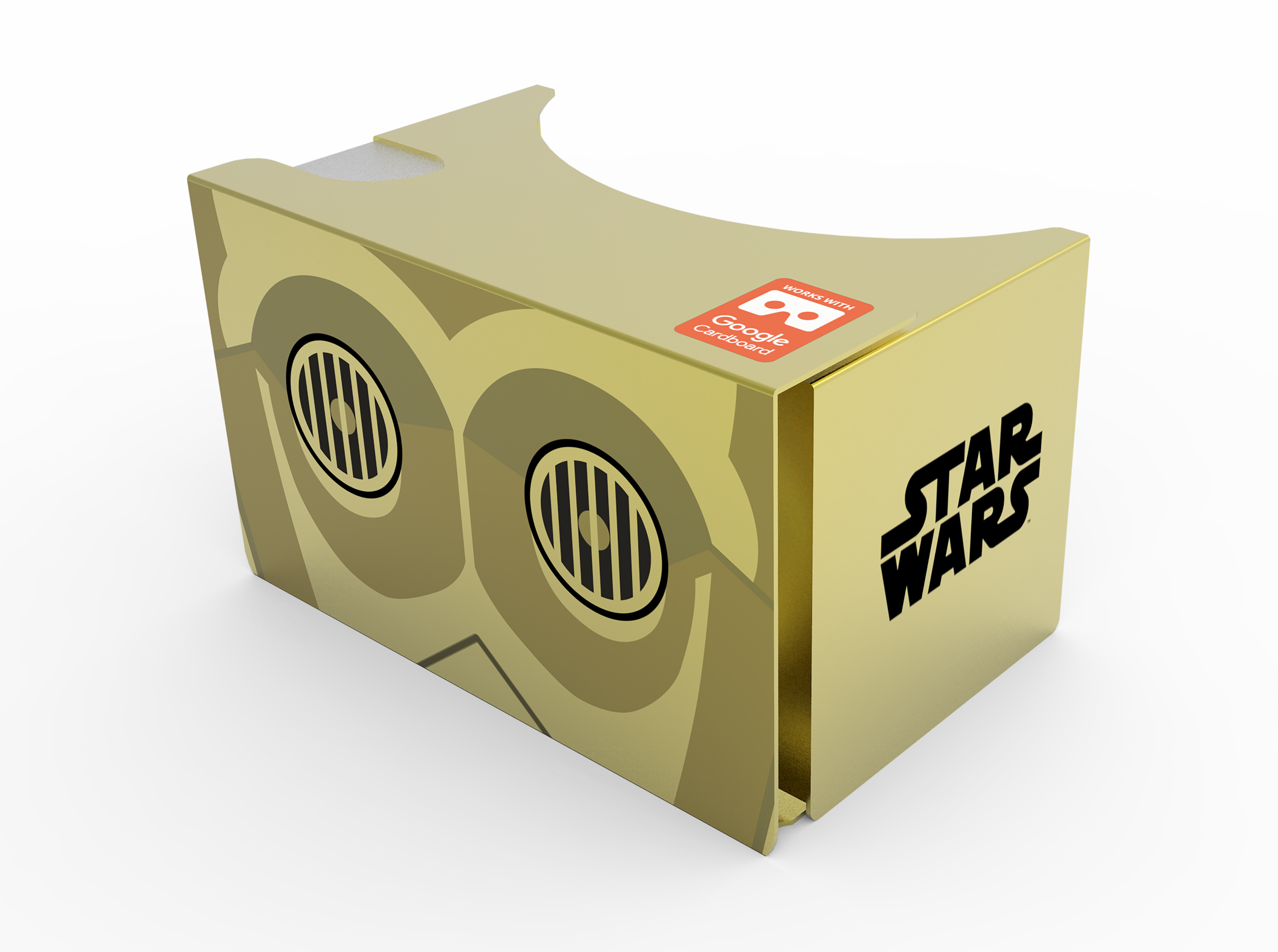 Image Showing C3po Star Wars Virtual Reality Viewer - Star Wars C3po Virtual Reality Viewer (5000x3725), Png Download